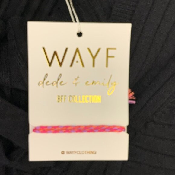 Wayf Emily x Dede Women's Ribbed Knit Sweater Midi Dress Size XS NWT - Picture 7 of 14